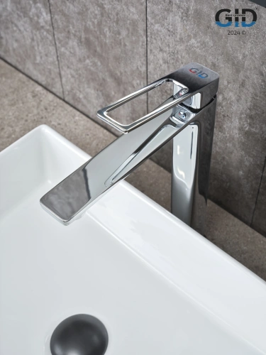 Смеситель для раковины Gid Cascada L057CHD на столешницу хром - фото 5