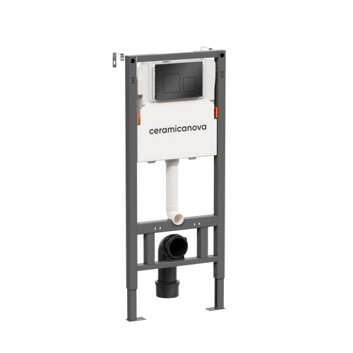 Инсталляция для унитаза с кнопкой Ceramica Nova Balance/Square CN121002MB - фото 2