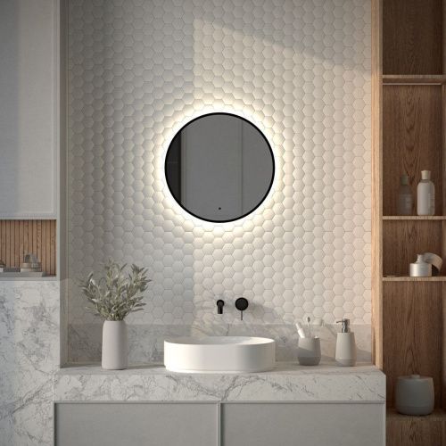 Зеркало с подсветкой Defesto AURA DF 2982R 50х50 подвесное - фото 3