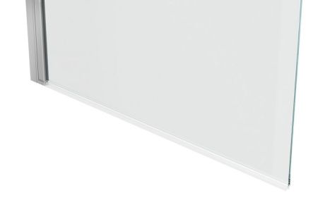 Душевая шторка на ванну Bravat Alfa BG070.1500AM 70х150 стекло прозрачное профиль хром ориентация универсальная