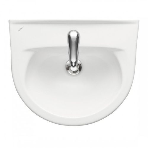 Раковина из сантехнического фарфора Santeri Родничок 131310S0010B0 37х46 подвесная цвет белый 1 отверстие под смеситель - фото 2