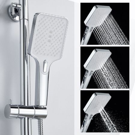 Душевая стойка Splenka S30.24 настенная цвет хром