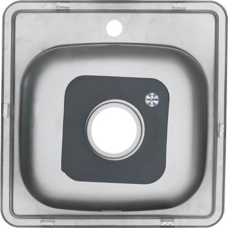 Кухонная мойка Melana 021 t (*15) 50х50 цвет хром поверхность полированная