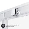 Душевой уголок Am.Pm Gem W90G-404-120290-MT 120х90 стекло прозрачное профиль хром без поддона