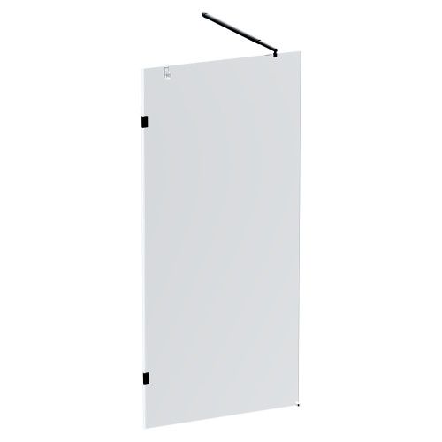 Душевая перегородка Am.Pm X-Joy W94UWI-90-F1-BTE 90х195 стекло прозрачное профиль черный - фото 2