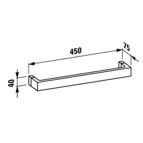 Полотенцедержатель Laufen Kartell 3.8133.1.084.000.1 - фото 2