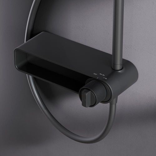 Душевая стойка Am.Pm X-Joy F0785A622 настенная цвет черный - фото 4