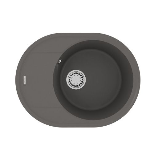 Кухонная мойка LeMark Lacha 620 9910053 60х45 цвет серый поверхность матовая