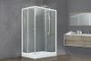 Душевой уголок Royal Bath HP RB8120HP-T-R 120х80 стекло прозрачное профиль белый с поддоном