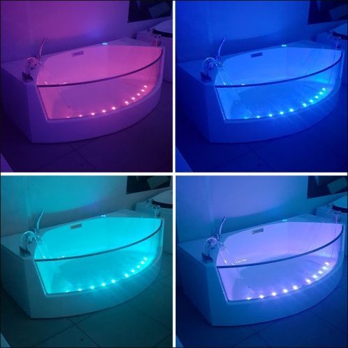 Ванна акриловая Gemy G9079 200х105 пристенная овальная с каркасом - фото 4