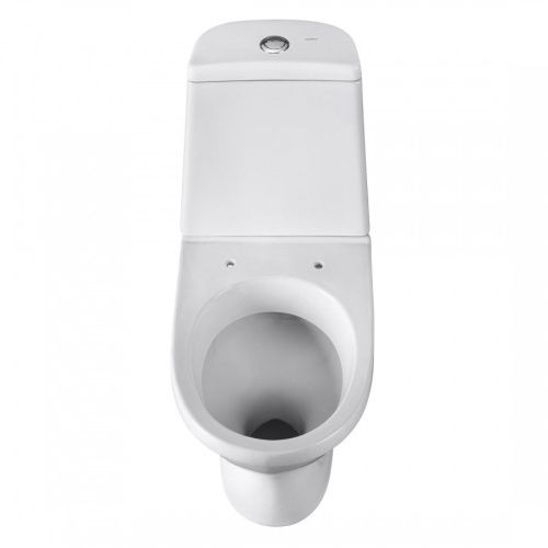 Унитаз-компакт напольный с бачком Santeri Прайм 1P2063S0000BF белый с сиденьем микролифт каскадный смыв - фото 4