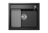 Кухонная мойка Granula Kitchen Space 6003, ШВАРЦ 60х50 цвет черный поверхность матовая