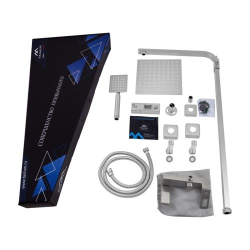 Душевая стойка Fashun A52417C настенная цвет серый - фото 4