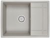 Кухонная мойка Granula 6501, БАЗАЛЬТ 65х50 цвет серый поверхность матовая