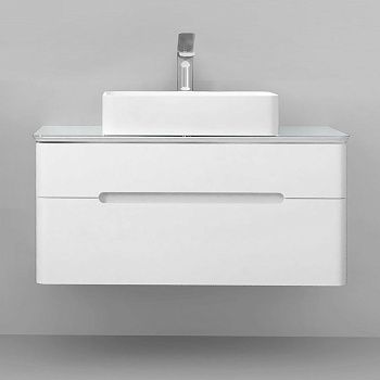 Тумба под раковину Jorno BOSKO Bos.01.100/P/W 100х50 подвесная цвет белый
