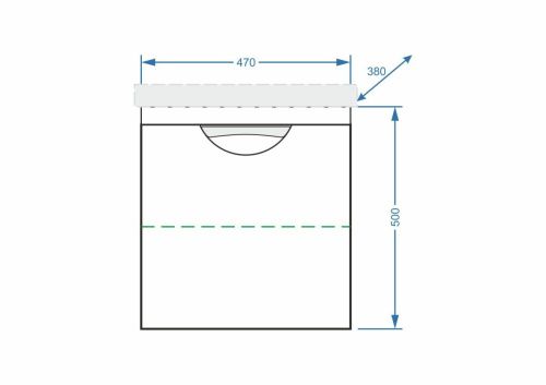 Тумба под раковину Stella Polar Норина SP-00000233 50х40 подвесная цвет белый - фото 2