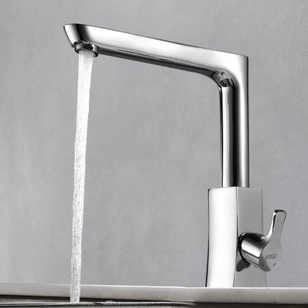 Смеситель для кухни Wasserkraft Berkel 4800 4807 на мойку хром