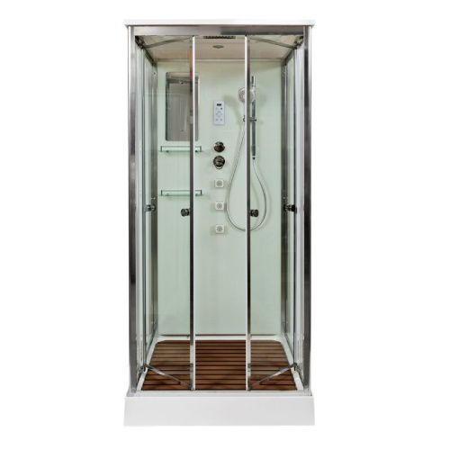 Душевая кабина AvaCan V8015 80х80 квадратная с крышей ориентация универсальная - фото 2