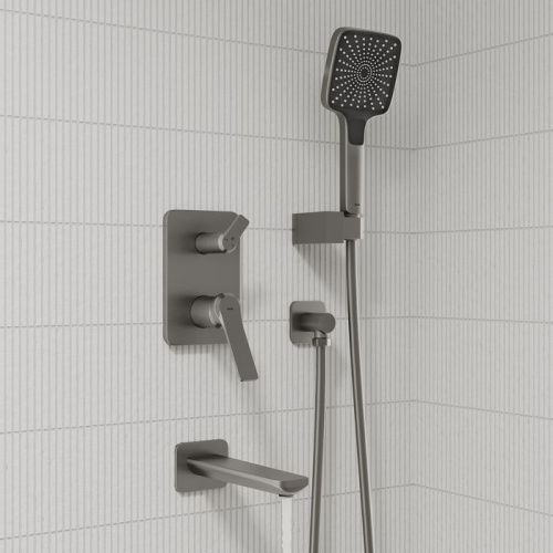 Душевая система Iddis Parker PARGM03i68 встраиваемая в стену цвет серый - фото 3