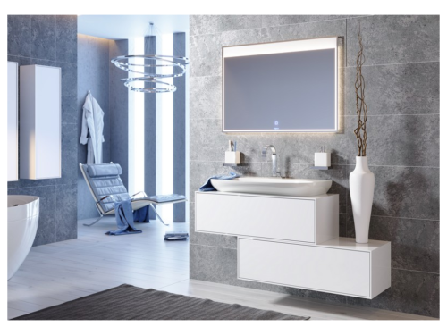 Шкаф-пенал Aqwella Y GEN0535W 40х120 подвесной цвет белый - фото 2