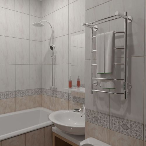 Полотенцесушитель электрический Тругор Пэк Пэксп6П80х4032 45х80 хром - фото 3