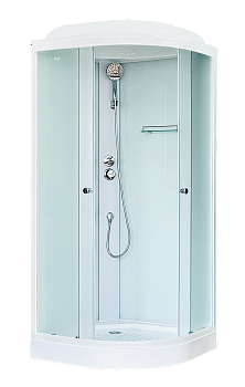 Душевая кабина Royal Bath НК RB90HK5-WC 90х90 четверть круга с крышей ориентация универсальная