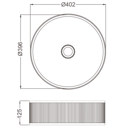 Раковина из нержавеющей стали AltroBagno Costoso AltroBagnoCostoso001006MtGr 40х40 накладная цвет оружейная сталь