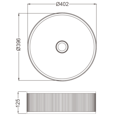 Раковина из нержавеющей стали AltroBagno Costoso AltroBagnoCostoso001008BrAn 40х40 накладная цвет бронза - фото 2