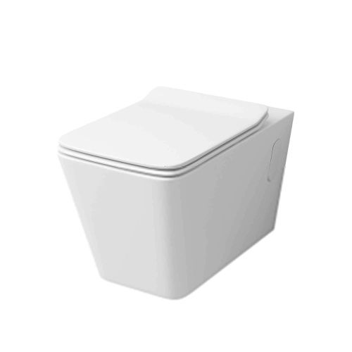 Унитаз подвесной Grossman Санфаянс GR-4414S белый с сиденьем микролифт безободковый каскадный смыв