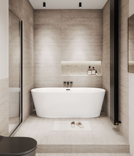 Ванна акриловая Grossman Forta GR-27021 170х75 отдельностоящая овальная с каркасом - фото 4