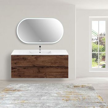 Тумба под раковину Vincea Mia VMC-2MC120RW 120х50 подвесная цвет коричневый