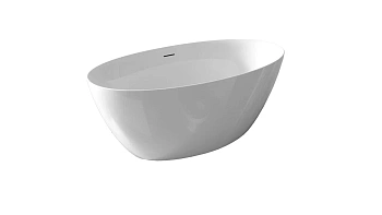 Ванна акриловая Riho BETA B093001005 170х80 пристенная овальная с ножками