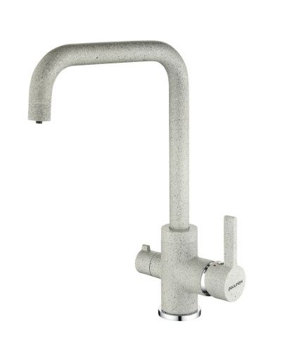 Смеситель для кухни Paulmark LOGAS Lo213021-310 на мойку серый