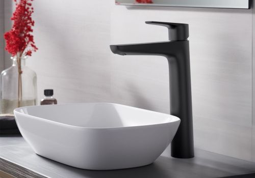 Смеситель Aquatek БЕТТА AQ1104MB на раковину черный - фото 4