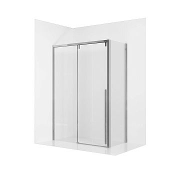 Душевой уголок Ambassador Intense 110021105IX-110IX 160х110 стекло прозрачное профиль хром без поддона