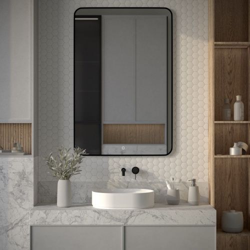 Зеркало с подсветкой Defesto AURA DF 2970S 80х120 подвесное - фото 4