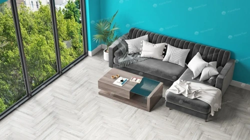 SPC ламинат Alpine Floor Parquet Light ECO 13-11 MC Снежный толщина 0.4 см 43 класс 600х125 - фото 2
