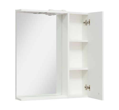 Зеркало-шкаф Runo Римини 00-00001256 70х80 подвесной цвет белый - фото 2