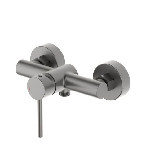 Смеситель для душа Aquatek Европа AQ1360BGM настенный вороненая сталь