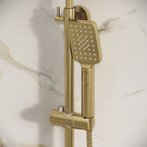 Душевая стойка Grossman Cosmo 500.K35.02.320 настенная цвет золото - фото 5