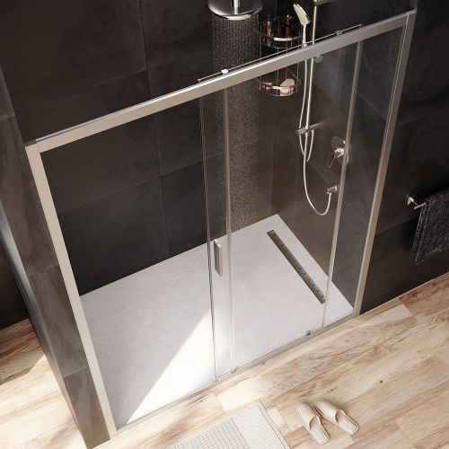 Душевая дверь Am.Pm Gem W90G-150-1-195MT 150х195 стекло прозрачное профиль хром - фото 3