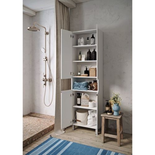 Шкаф-пенал Aqwella Y ROD0555N 60х190 напольный цвет белый - фото 4