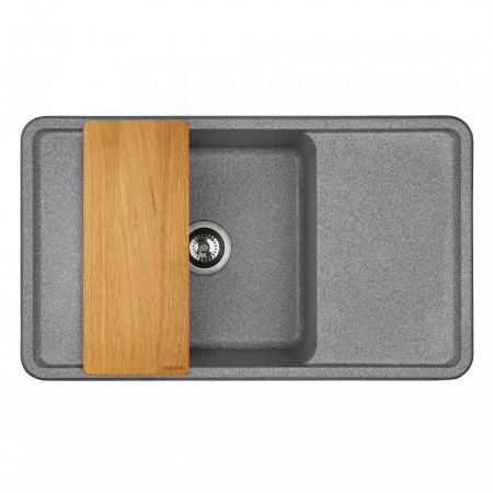 Кухонная мойка Aquaton Беллис 1A724832BS230 85х50 цвет серый