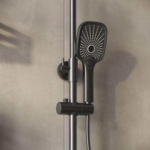 Душевая стойка Grossman Advans 500.K35.09.420 настенная цвет черный - фото 5