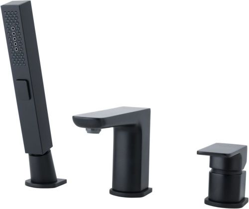 Смеситель Allen Brau Infinity 5.21008-31 на борт ванны черный - фото 4