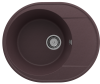 Кухонная мойка Ulgran Quartz Nora 585-06 60х50 цвет коричневый поверхность матовая