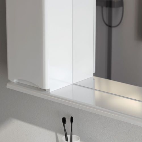 Зеркало-шкаф Am.Pm Like M80MPL0801WG 80х80 подвесной цвет белый - фото 5