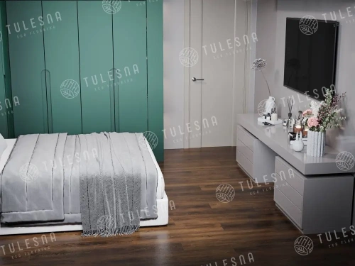 SPC ламинат Tulesna Ottimo 1004-12 Cielo толщина 0.4 см 43 класс 1220х183 - фото 4
