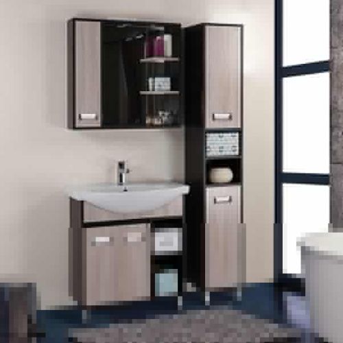 Тумба под раковину Onika Гамма 107511 70х30 напольная цвет бежевый/коричневый - фото 2