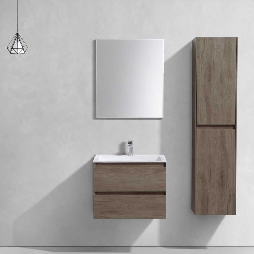 Тумба под раковину Vincea Luka VMC-2L600RO 60х50 подвесная цвет коричневый - фото 3